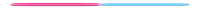 a blurred image of a pink and blue tube on a white background .