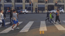 Pedestrian Crossing The Street GIF - Pedestrian Crossing The Street Funny GIFs
