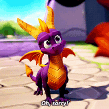 Spyro The Dragon Oh Sorry GIF - Spyro The Dragon Oh Sorry Sorry GIFs