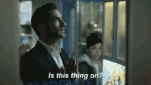 Lucifer Pray GIF - Lucifer Pray Is This Thing On GIFs