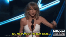 All The Slang GIF - Taylor Swift Bbma2015 Music GIFs
