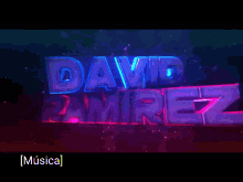 a yellow sign that says david seirez on a dark background