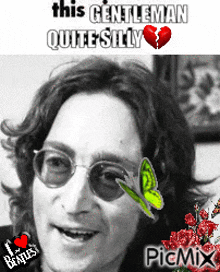 Gentleman John Lennon GIF - Gentleman John Lennon The Beatles GIFs
