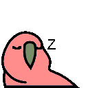 Parrot Slack Sticker - Parrot Slack Sleeping Stickers
