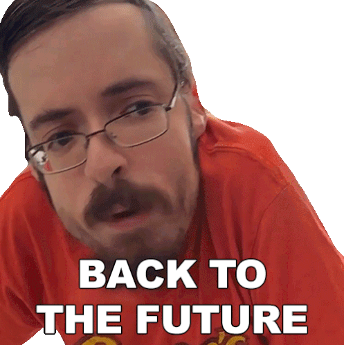 Back To The Future Ricky Berwick Sticker - Back To The Future Ricky Berwick Let'S Time Travel Stickers
