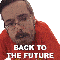 Back To The Future Ricky Berwick Sticker - Back To The Future Ricky Berwick Let'S Time Travel Stickers
