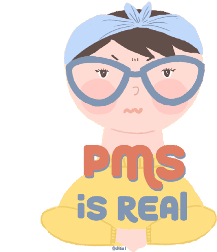 Pms Girl Sticker - Pms Girl Period Stickers