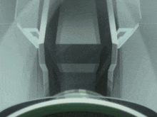 a drawing of a staircase with a green circle in the middle