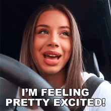 I'M Feeling Pretty Excited Fernanda Ramirez GIF - I'M Feeling Pretty Excited Fernanda Ramirez I'M Hyped GIFs
