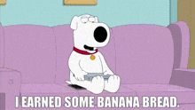Family Guy Brian Griffin GIF - Family Guy Brian Griffin Banana Bread GIFs