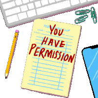 You Have Permission To Be Human Patience Sticker - You Have Permission To Be Human Be Human Patience Stickers