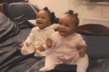 Twin Babies Dancing. GIF