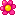 Pixel Art Flower Sticker - Pixel Art Flower Pink Stickers