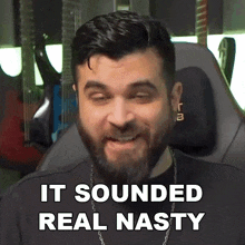 It Sounded Real Nasty Andrew Baena GIF - It Sounded Real Nasty Andrew Baena It Sounded Really Sick GIFs