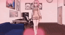 Anime Girl Pink Hair Vr GIF - Anime Girl Pink Hair Vr GIFs