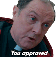 You Approved Monsignor Matthew Korecki Sticker - You Approved Monsignor Matthew Korecki Evil Stickers