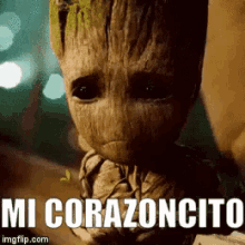 Bebé Groot Con El Corazón Roto :( GIF - Baby Groot Corazoncito My Heart GIFs