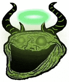 Trollface Green GIF
