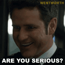 Are You Serious Jake Stewart GIF - Are You Serious Jake Stewart Wentworth GIFs