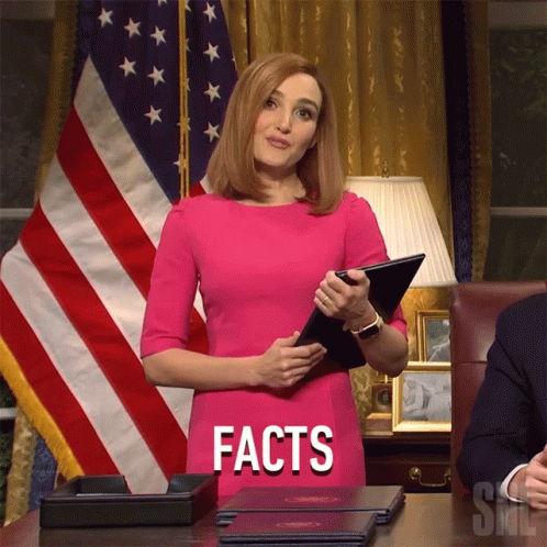 Facts Jen Psaki GIF - Facts Jen Psaki Saturday Night Live GIFs