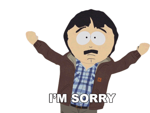 Im Sorry South Park Sticker - Im Sorry South Park Sorry Not Sorry Stickers