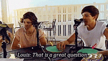 One Direction Louis Tomlinson GIF - One Direction Louis Tomlinson That'S A Great Question GIFs