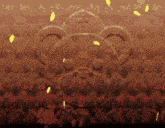 a pixel art drawing of a teddy bear with a cross on its head
