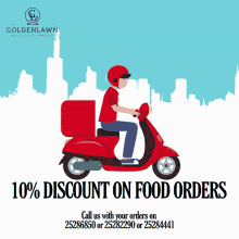 golden lawns food order discount delivery