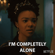 I'M Completely Alone Young Queen Charlotte GIF - I'M Completely Alone Young Queen Charlotte Queen Charlotte A Bridgerton Story GIFs