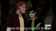 How Do You Explain Wally GIF - How Do You Explain Wally Young Justice GIFs