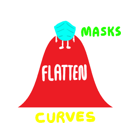 Latten The Curve Save Lives Sticker - Latten The Curve Save Lives Wear A Mask Stickers