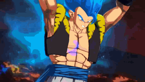 🏴‍☠️Nasdorachi🏴‍☠️ on X: ULTRA Gogeta Blue (SSGSS) GIF'ed