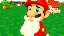 Smg4 Mario GIF - Smg4 Mario Rubbing Beard GIFs