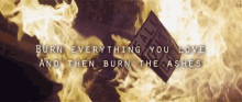 Fall Out Boy Burn Everything You Love GIF