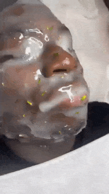 Peel Off Mask Black Guy GIF - Peel Off Mask Black Guy Spa Day GIFs