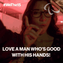 Love A Man Whos Good With His Hands Wethe15 GIF - Love A Man Whos Good With His Hands Wethe15 Sign Language Pun GIFs