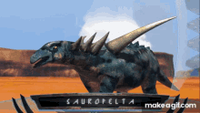 Dinosaur Profile GIF - Dinosaur Profile Sauropelta GIFs
