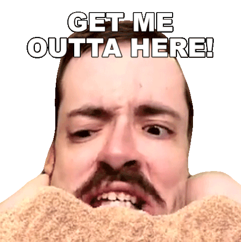 Get Me Outta Here Ricky Berwick Sticker - Get Me Outta Here Ricky Berwick I Need To Get Out Of Here Stickers