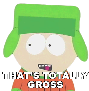 Thats Totally Gross Kyle Broflovski Sticker - Thats Totally Gross Kyle Broflovski South Park Stickers