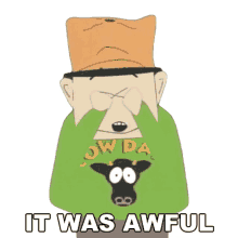 it was awful jimbo kearn south park season2ep13 s2e13