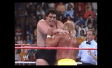 Hulk Hogan Vs GIF - Hulk Hogan Vs Andre The Giant GIFs