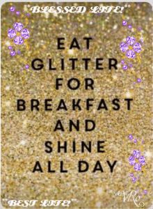 eat glitter sparkle