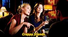 Greys Anatomy Izzie Stevens GIF - Greys Anatomy Izzie Stevens Crappy Friends GIFs