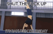 Stfu Bakuten GIF - Stfu Bakuten Thursday GIFs