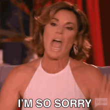 Im Sorry Real Housewives Of New York GIF - Im Sorry Real Housewives Of New York Rhony GIFs