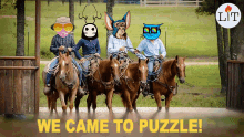 Puzzle Lit GIF - Puzzle Lit Horses GIFs