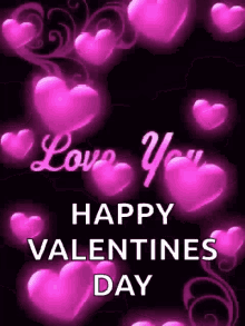 Happy Valentines Day Hearts GIF - Happy Valentines Day Hearts Love You GIFs