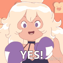 Yes Toast GIF - Yes Toast Bee And Puppycat GIFs