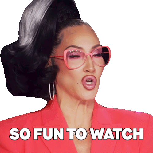 So Fun To Watch Michelle Visage Sticker - So Fun To Watch Michelle Visage Rupaul’s Drag Race Stickers
