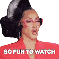 So Fun To Watch Michelle Visage Sticker - So Fun To Watch Michelle Visage Rupaul’s Drag Race Stickers